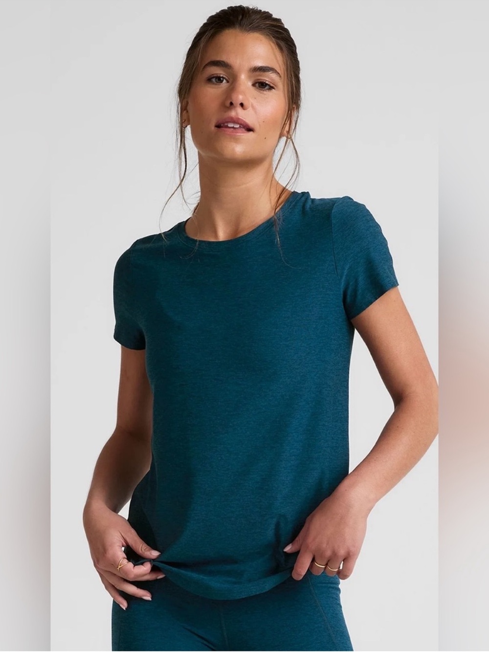 Beyond Yoga Featherweight On The Down Low Tee size S